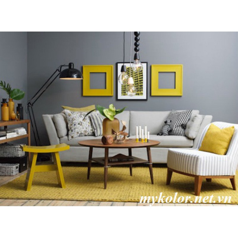 Sử dụng sơn nội thất để trang trí cho phòng khách của bạn. Sự độc đáo, tinh tế và chất lượng cao trong từng sản phẩm sẽ giúp tạo nên không gian đẹp mắt và tinh tế hơn.